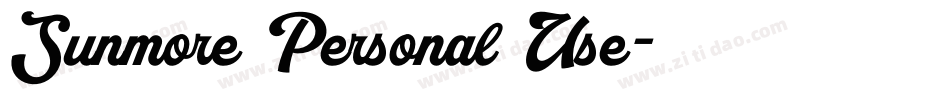 Sunmore Personal Use字体转换
